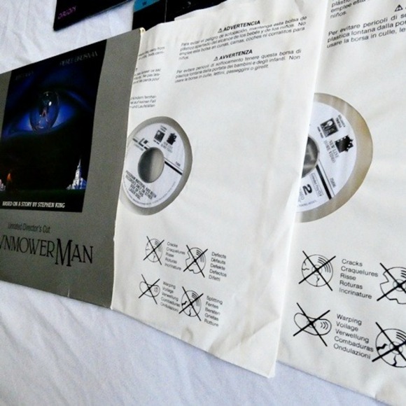 Stephen King Laserdisc Lot Of 5 Dark Half Sleepwalkers Misery Lawnmower Man 1 & - Picture 8 of 11